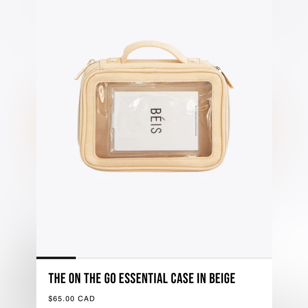 BÉIS Beige Travel Case
